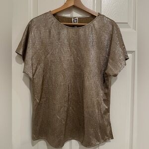 Anne Klein Gold Shirt